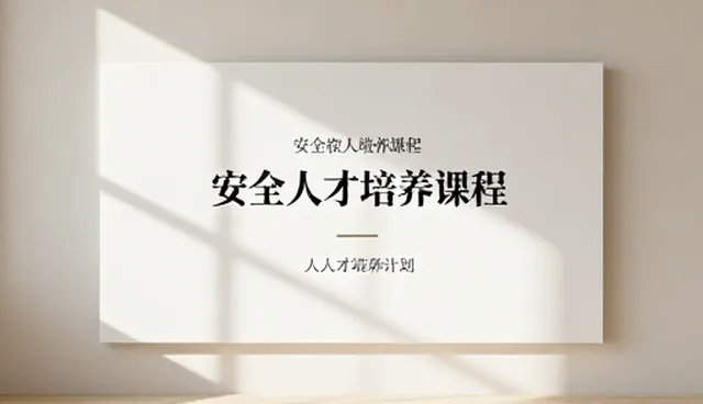 安全人才培养课程如何优化选型关注点